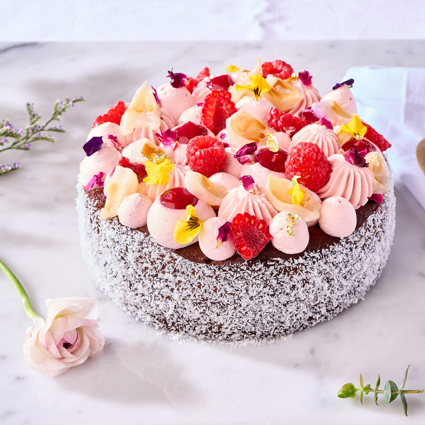 Fleur of Isphahan Cake