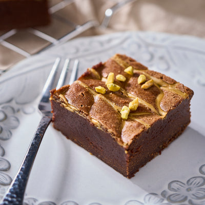 Pistachio Brownie (slice)
