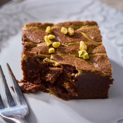 Pistachio Brownie (slice)