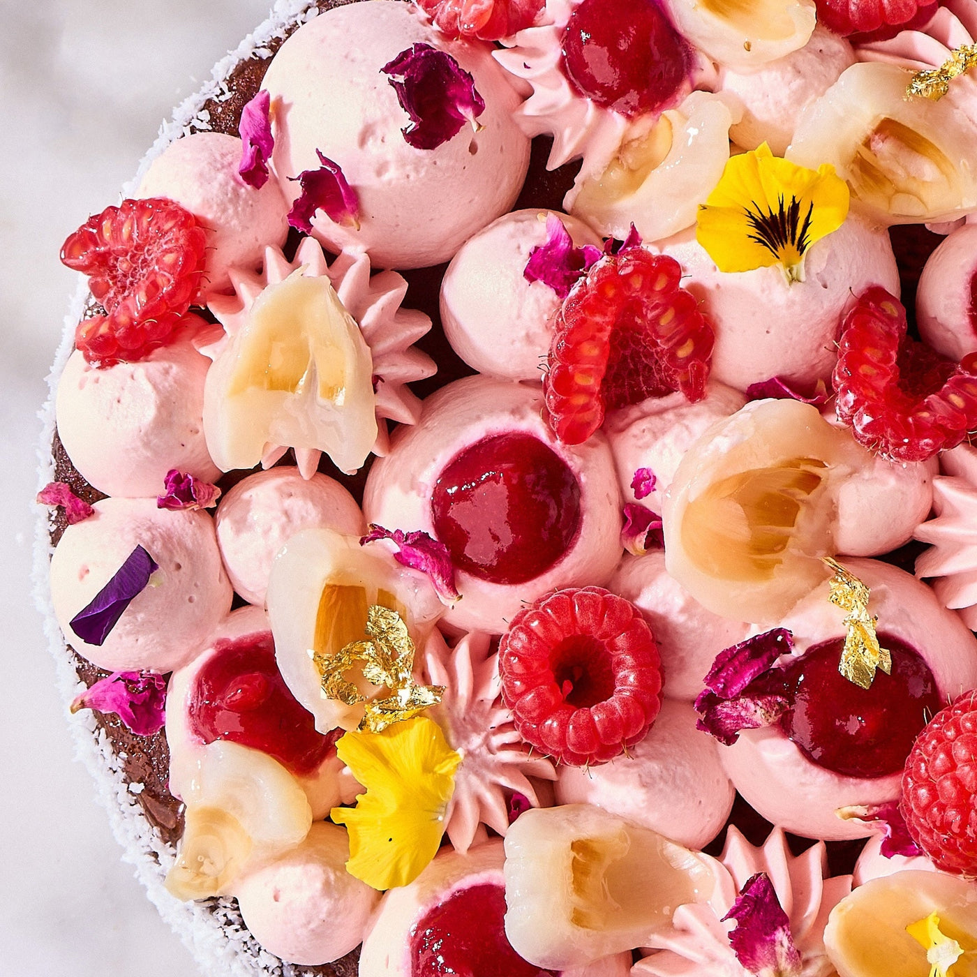 Fleur of Isphahan Cake