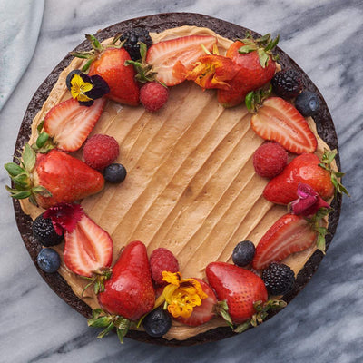 Flourless Chocolate Hazelnut Crème Cake (GF)