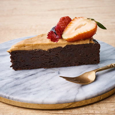 Flourless Chocolate Hazelnut Crème Cake (GF)